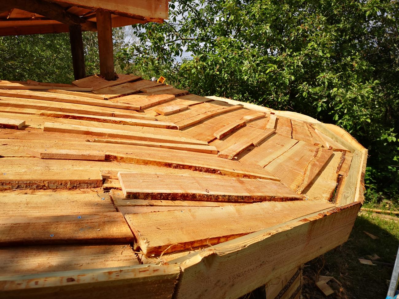 detail bovenkant dak